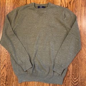 JCrew Factory Green Crewneck Sweater